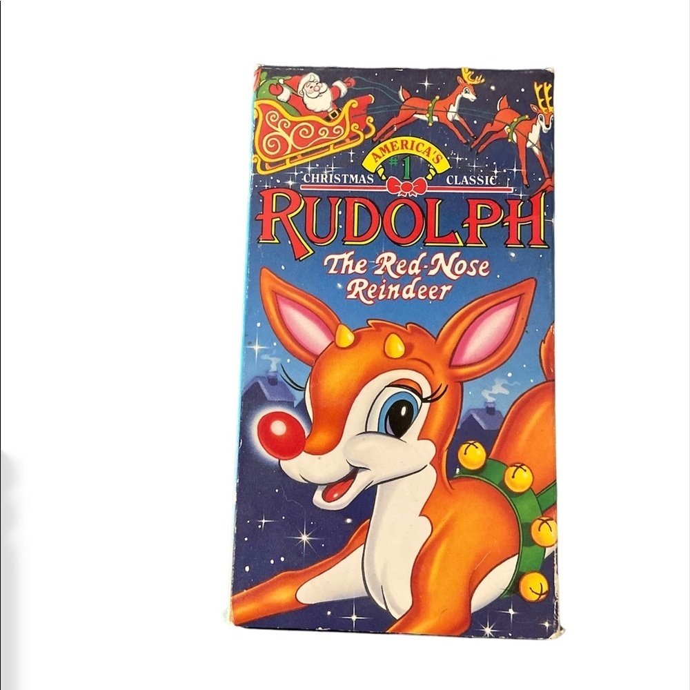 Rudolph The Red Nosed Reindeer Cartoon VHS Christmas Holiday Classic